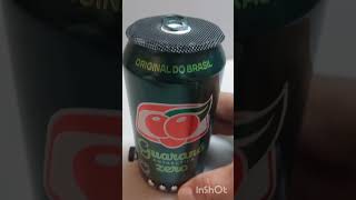 CAIXA DE SOM NA LATINHA DE GUARANA ANTARCTICA com plaquinha ws 887 bluetooth mini speaker ws887 3