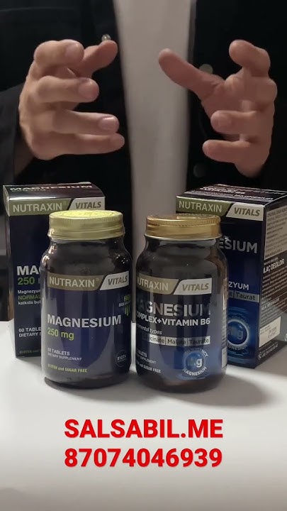 Nutraxin Magnesium - обзор на магний Турция. - YouTube