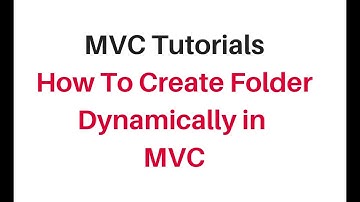 MVC how to create folder Directory dynamically asp.net c#4.6