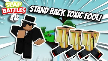 TOXIC TEAMERS TARGET ME THEN GET DESTROYED | Slap Battles