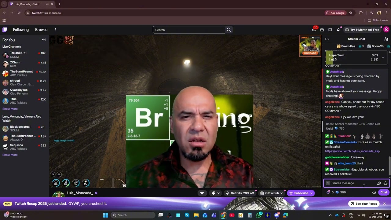 A shout-out from Luis Moncada to the EC Company squad!