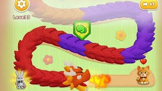 Wool Crush Gameplay Level Challenge | Hard Match 3 Puzzle Game Walkthrough Tips & Tricks screenshot 1