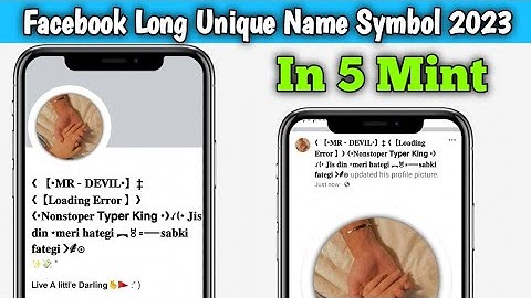 How to create unique name facebook id without update 2023 | create unique emoji 😈 name facebook Id