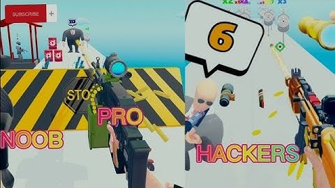 Gun Run 3D game play iOS Android