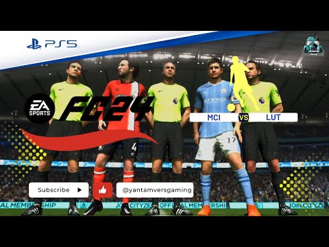 EA SPORTS FC 24 PS5 4K 60FPS Man City VS Luton Town