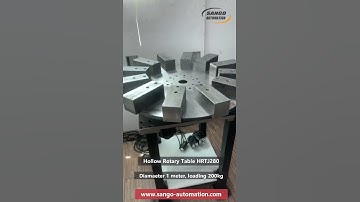 Heavy Duty Application of Hollow Rotary Table by Sango Automation