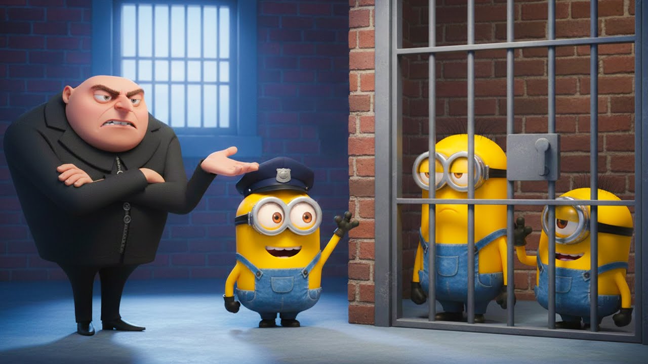 Why Are the Minions in Prison? 🔒😡 Gru’s Anger Says It All | Minions Animation