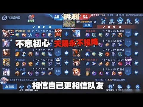 【王者荣耀】CHEN天赐超逆风对局，遇到两个人故意送头（灭世五杀直接拯救全场）『技术&搞笑&撩妹』