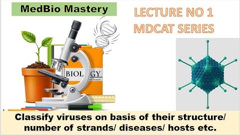 "Viruses Simplified for MDCAT 2025  Classification, Structure, Diseases & Hosts | PMDC Biology Lec 1