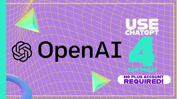 How to use #ChatGPT 4 for FREE without a Plus account or 3rd party tool