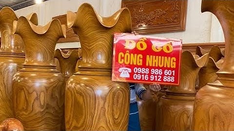 🔴 Giới thiệu lô lục bình gỗ Cẩm vàng đủ các kích cỡ. LH : 0988.986.601