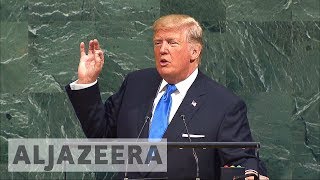 Trump threatens to 'totally destroy' North Korea in UN speech