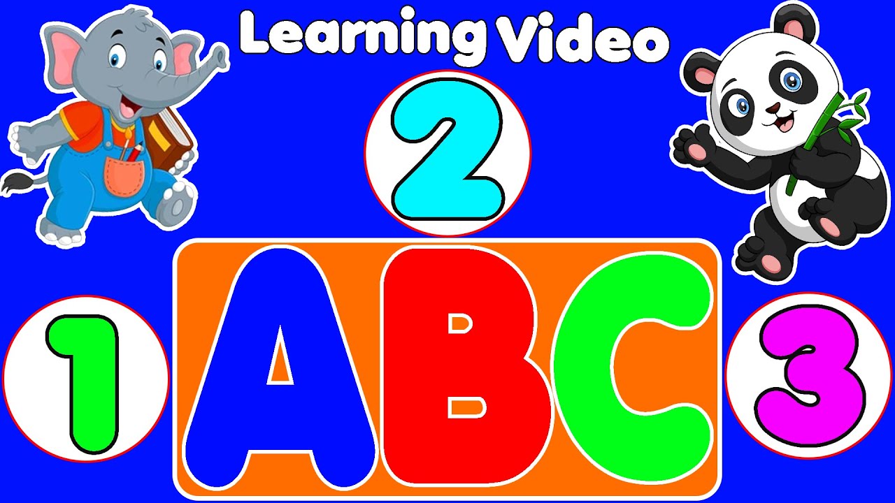 Abc 123 Code Color Learn ABC, 123 , Colors And Shapes | Kids Basic Learning For 3 Year ...