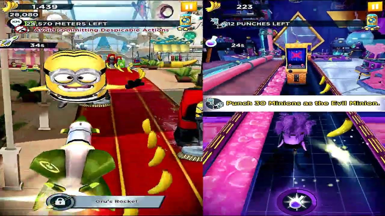🚀Minion Rush Despicable Me🚀, Android Reverse Gameplay - (1-4 Room), Walkthrough, Episode 667