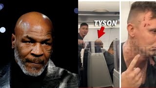 😳😲😯 Tyson BEATS up and BLOODIES  passenger on board a a flight to Florida!!!!!