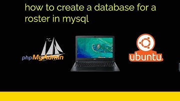 how to create a database for a roster in mysql