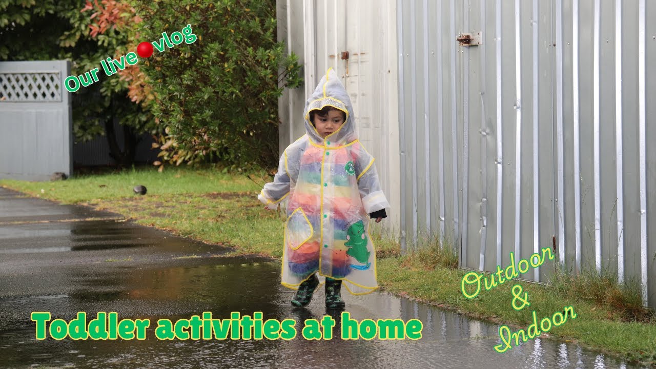 Mumma and Ethan Vlogs is live! Rain day fun with Ethan | Toddler ...