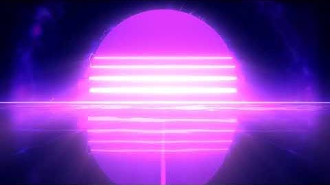 Synthwave animation outrun loop 2   Creative Commons