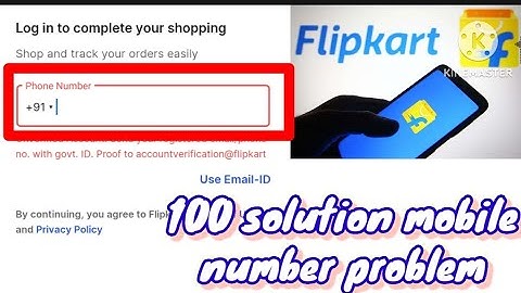 Flipkart fix invalid email id problem solution 2 minuteFlipkart mobile number problemhow to activate
