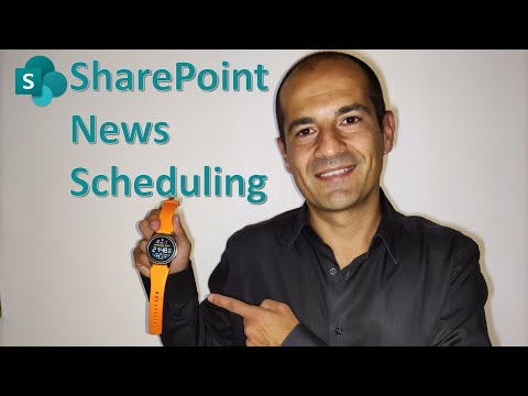 SharePoint | Schedule a page or news post to go live at a specific time