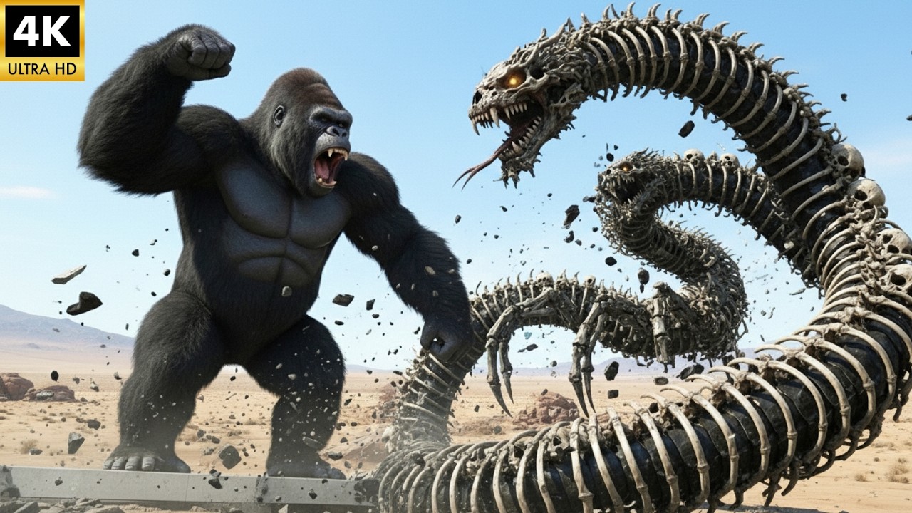 King Kong vs The Bone God: A Titan Battle for Life & Death
