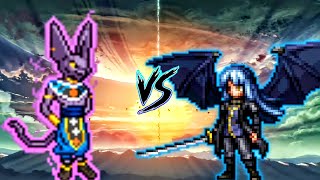 Beerus V4 (New) VS Rimuru Demon Lord in Mugen