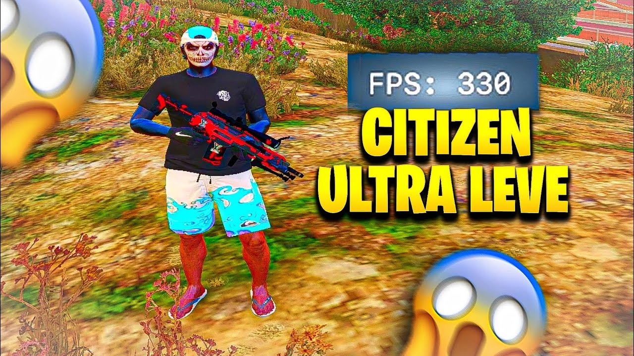 😱 CITIZEN LEVE E BONITA PARA RODAR GTA RP EM QUALQUER PC
