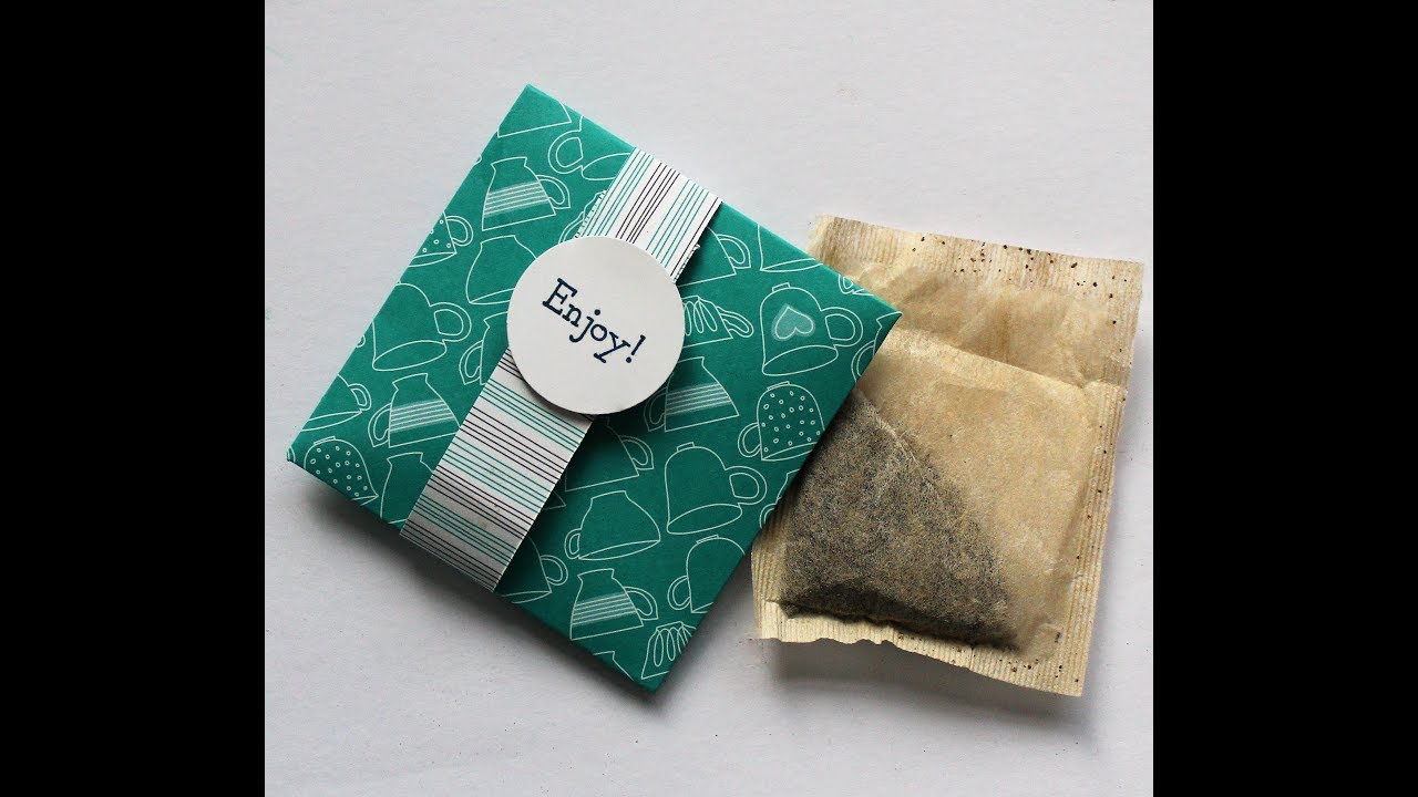 easy quick tea bag envelope youtube