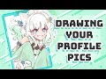 Drawing your profile picsda mintymaid mint fantome