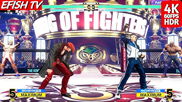 Iori Yagami vs Shingo Yabuki (Hardest AI) - KOF XV | PS5 4K 60FPS