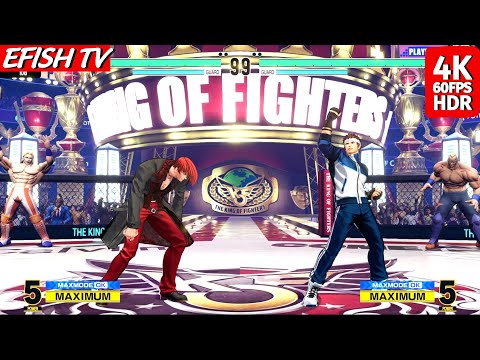 Iori Yagami vs Shingo Yabuki (Hardest AI) - KOF XV | PS5 4K 60FPS
