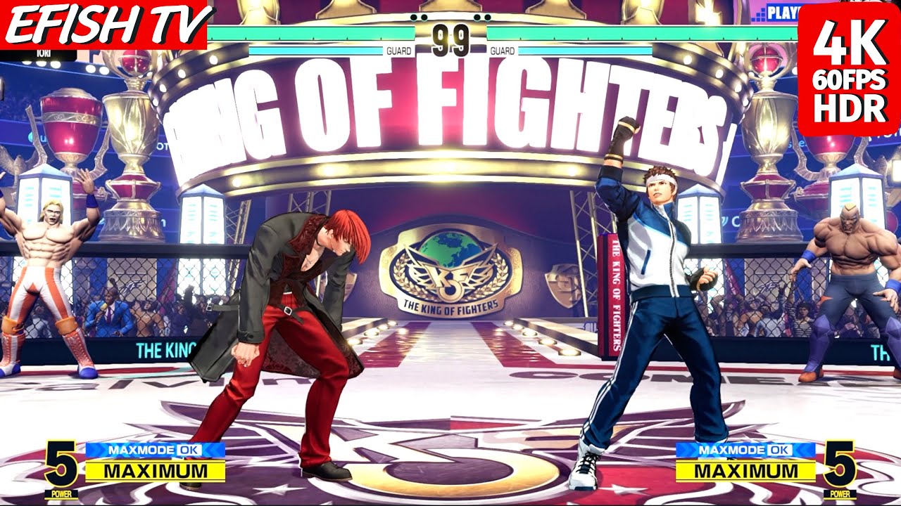 Iori Yagami vs Shingo Yabuki (Hardest AI) - KOF XV | PS5 4K 60FPS