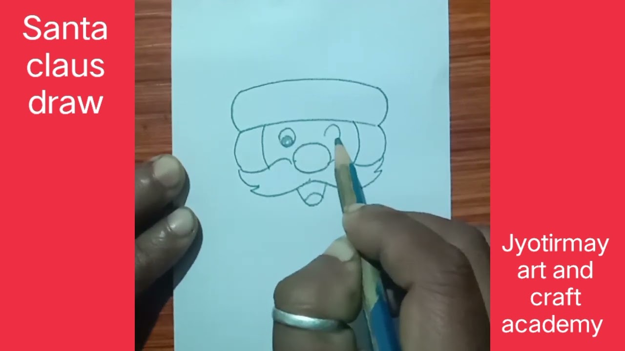 ll Easy Santa Claus drawing video ll
