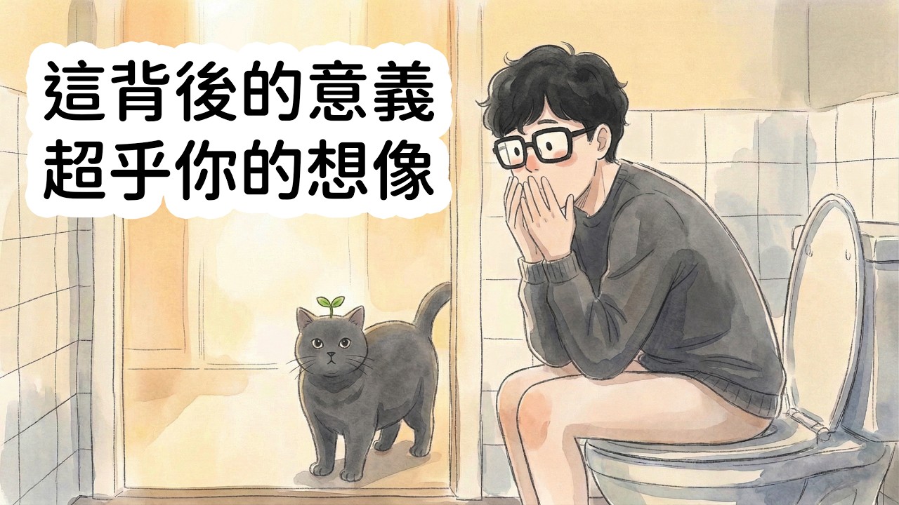 如果你的貓總愛跟你進廁所...千萬別趕牠，真相會讓你瞬間破防！