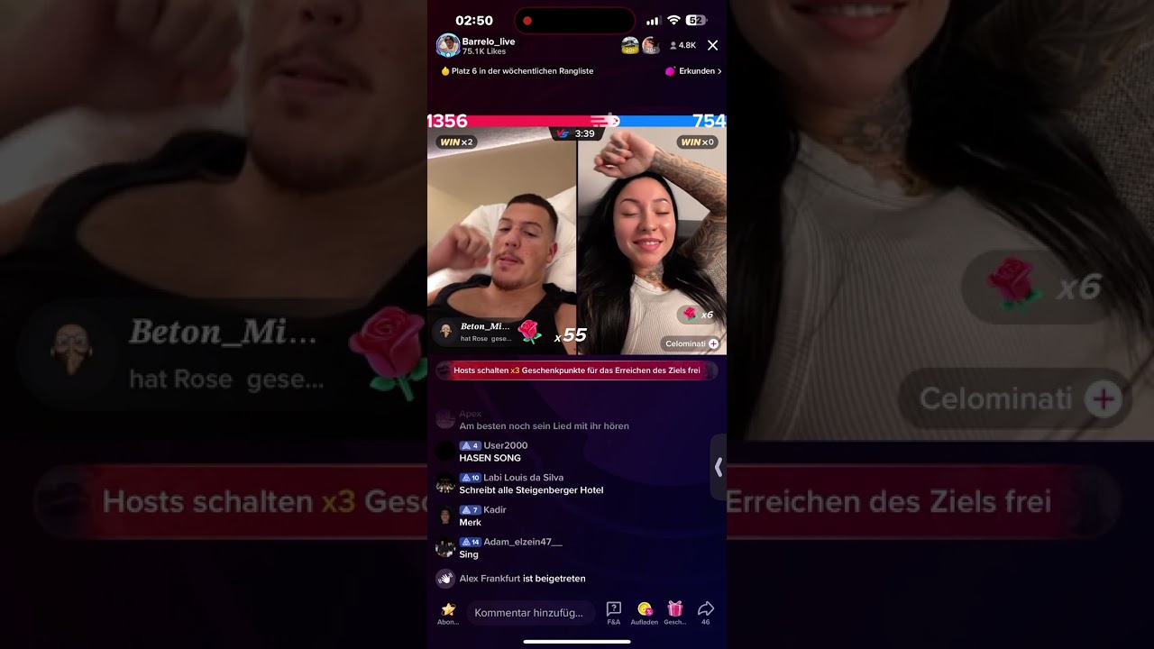 Barrello versucht sich eine zu klären das klappt aber nicht ganz. 13.03.2023