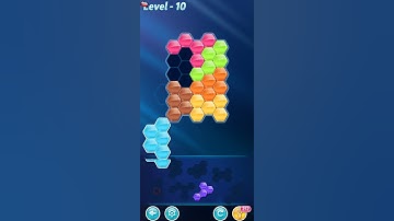 BLOCK! Hexa Puzzle! Semi-pro Level 10 (Rotate) - Lösung Solution Walkthrough