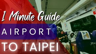 How to get to Taipei from the Airport (TPE)?