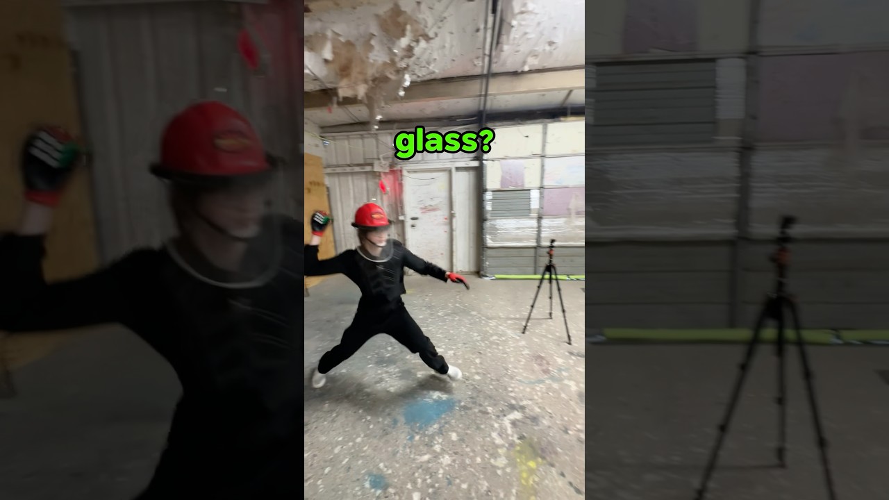 Can we shatter a Mirror with a cube?