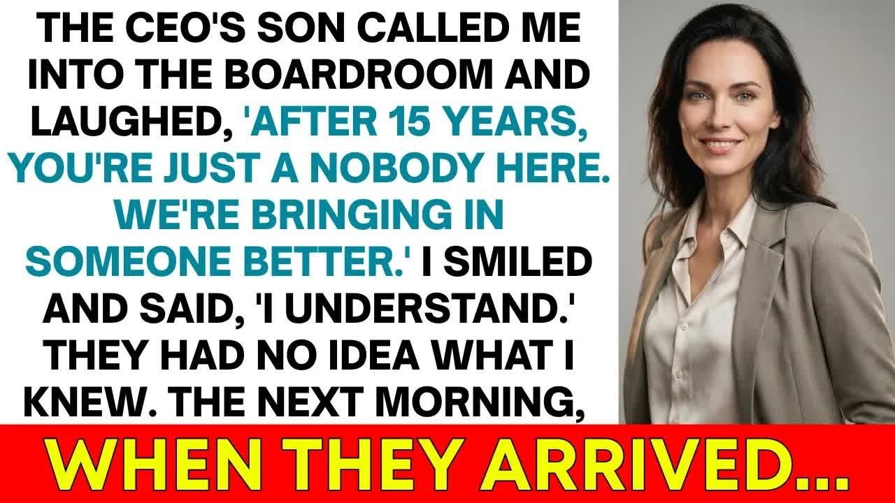 The CEO's Son Mocked My 15 Years  I Smiled And Left  Next Day