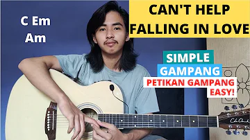 TUTORIAL PETIKAN (Can't Help Falling In Love - Elvis Presley) (Tutorial Gitar) CHORD SIMPLE GAMPANG