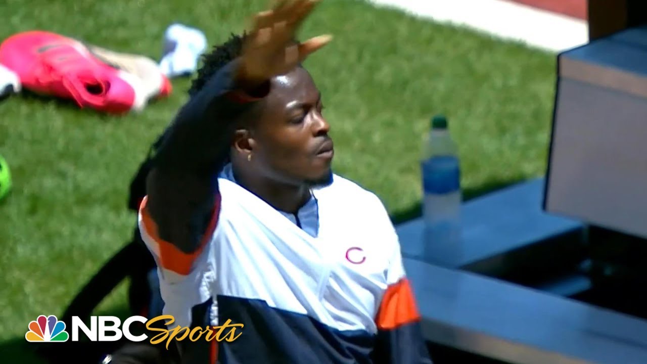 Bears' WR Marquise Goodwin misses long jump final at