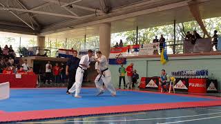 Бои 1 Максимов Максим 10th European Kyokushin Karate Championships Испания 2017