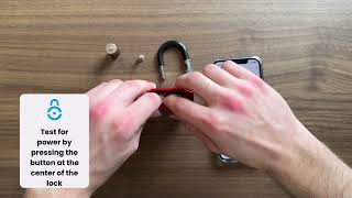 How to Change a Battery in Your NOKE HD Smart LOTO Bluetooth Padlock | Smartlox