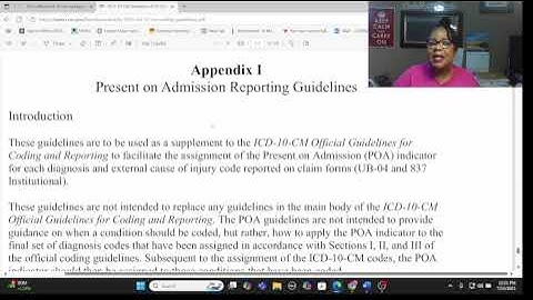 Part 42 of the Official ICD-10-CM Coding Guidelines