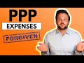 How You Can Get PPP EXPENSES Forgiven If You're SELF EMPLOYED