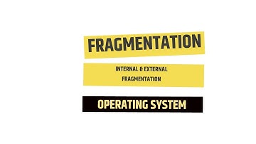 Fragmentation | Types | Operating System