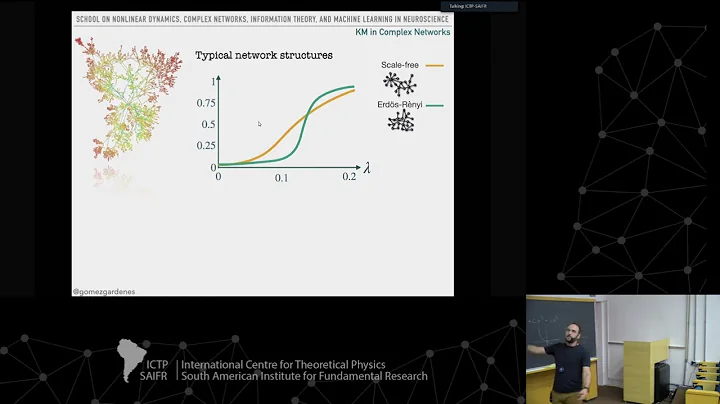 Jesús Gomez-Gardeñes: Complex networks and applications to neuroscience.  - Class 2 of 3