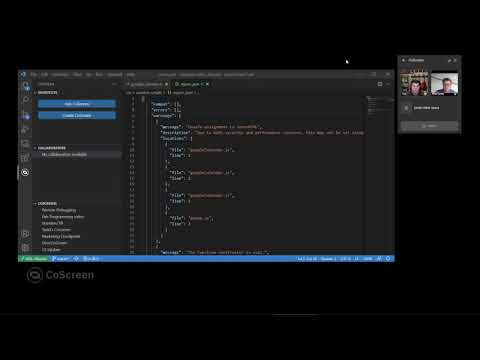 Using the CoScreen Visual Studio Code Extension for Pair Programming