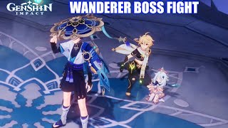Genshin Impact - Wanderer Boss Fight (Scaramouche vs Wanderer)
