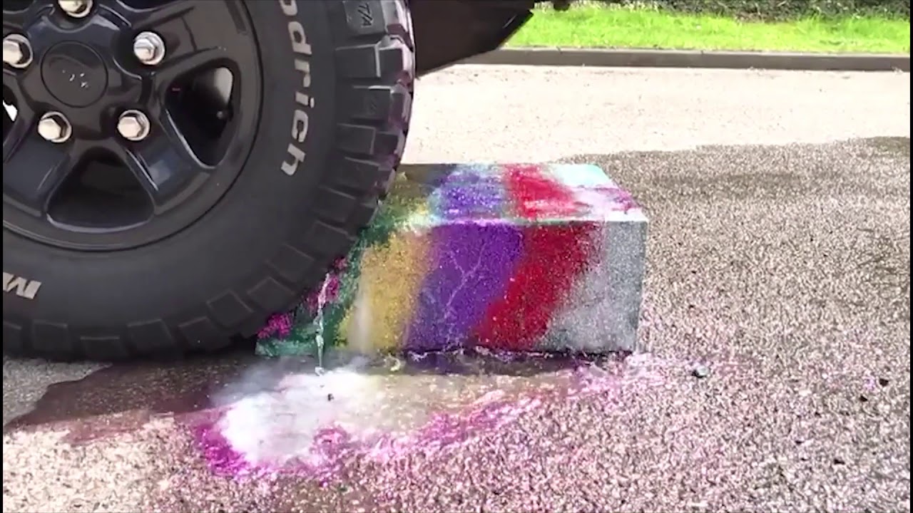 OASIS® Home & Hobby - ASMR Floral Foam: JUMBO Brick Car Crush !!!